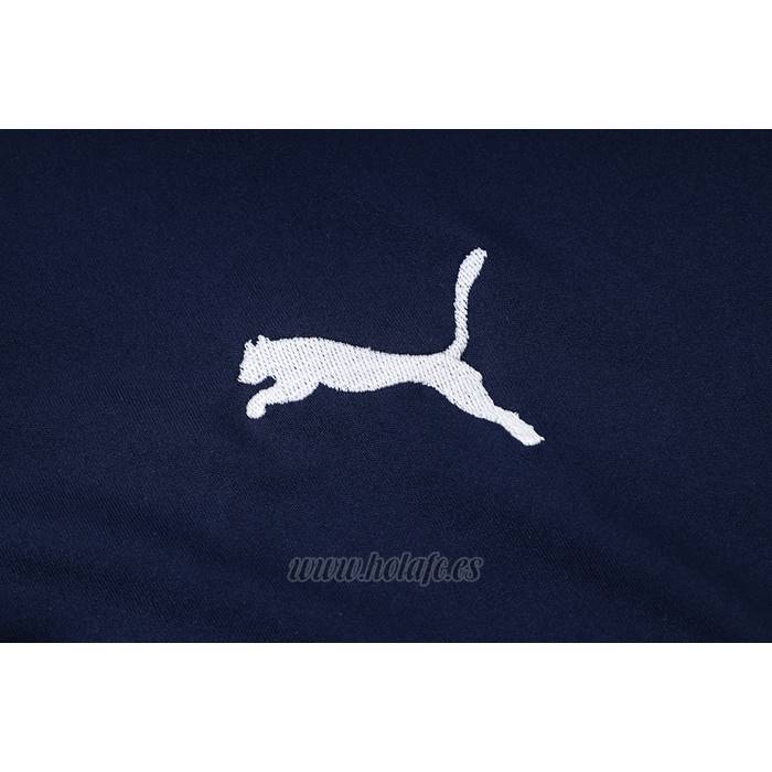 Chandal del Olympique Marsella Manga Corta 2022-2023 Azul
